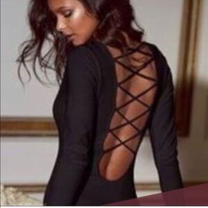 Victoria’s Secret Lace Up Back Bodysuit